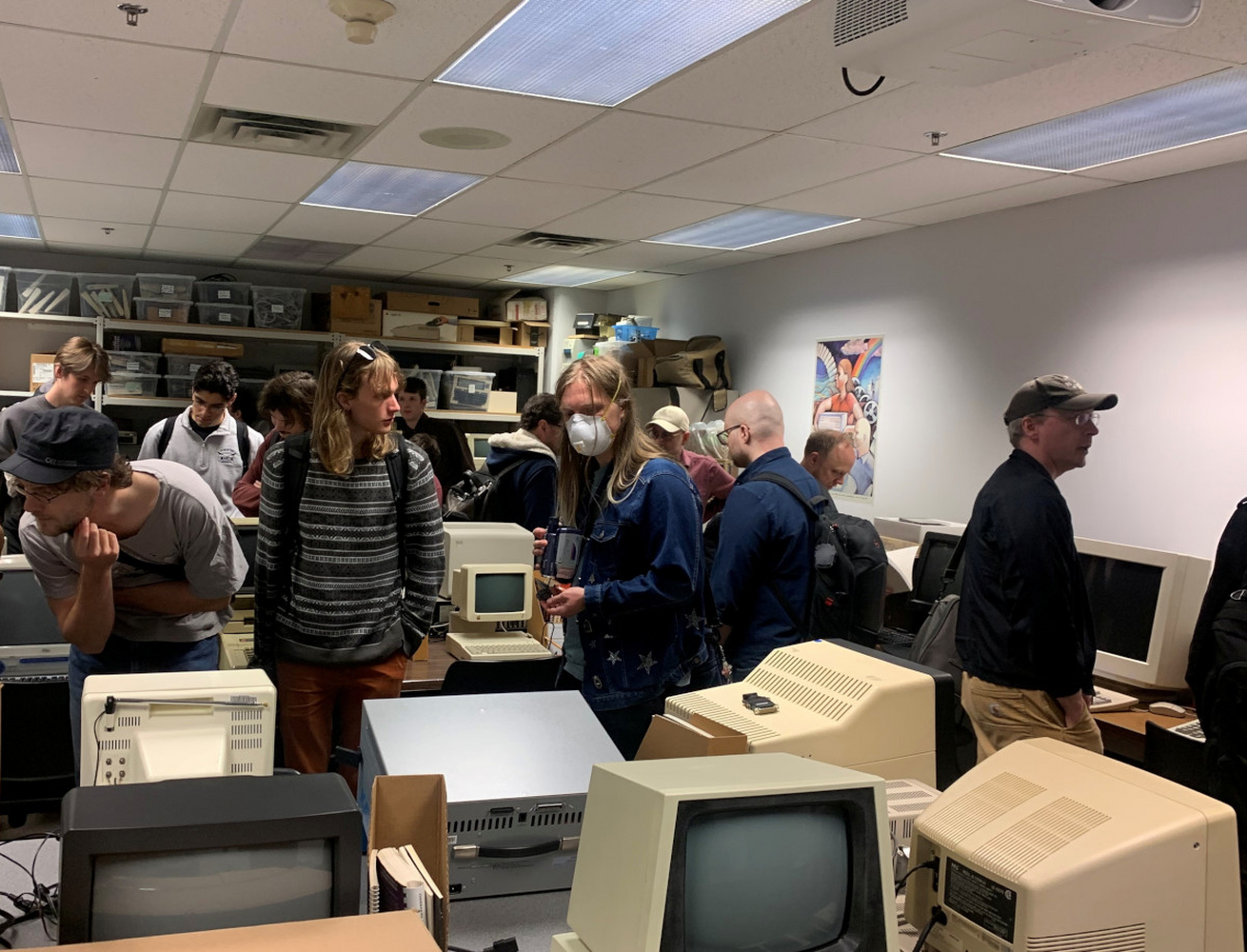 More Plan 9 developers in a room full of old computers